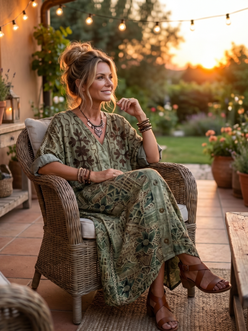 Robe Mireya – Élégance Bohème avec une Âme