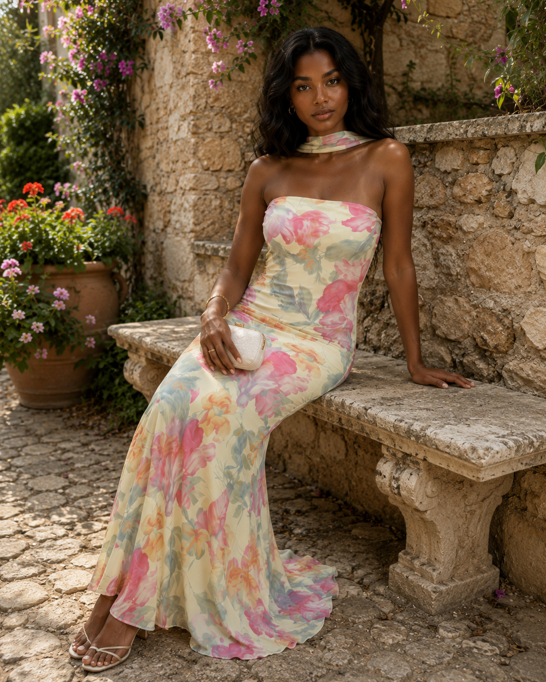 Robe Lyséa – Jardin de Fleurs