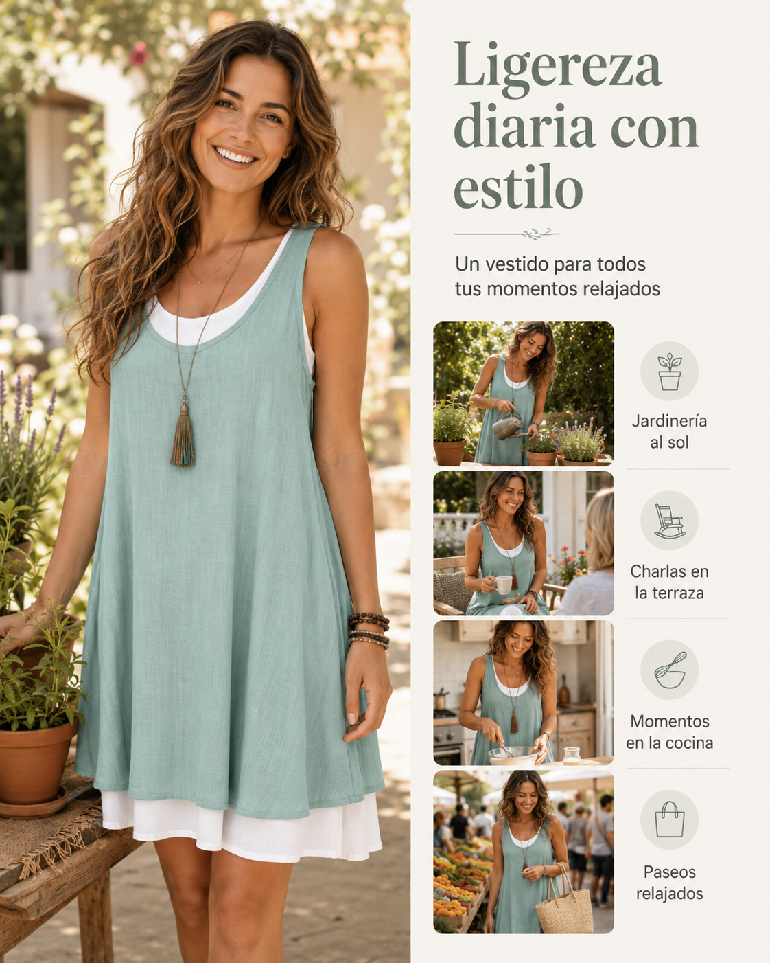 ARUMENA™ Viste cómoda, fresca y segura