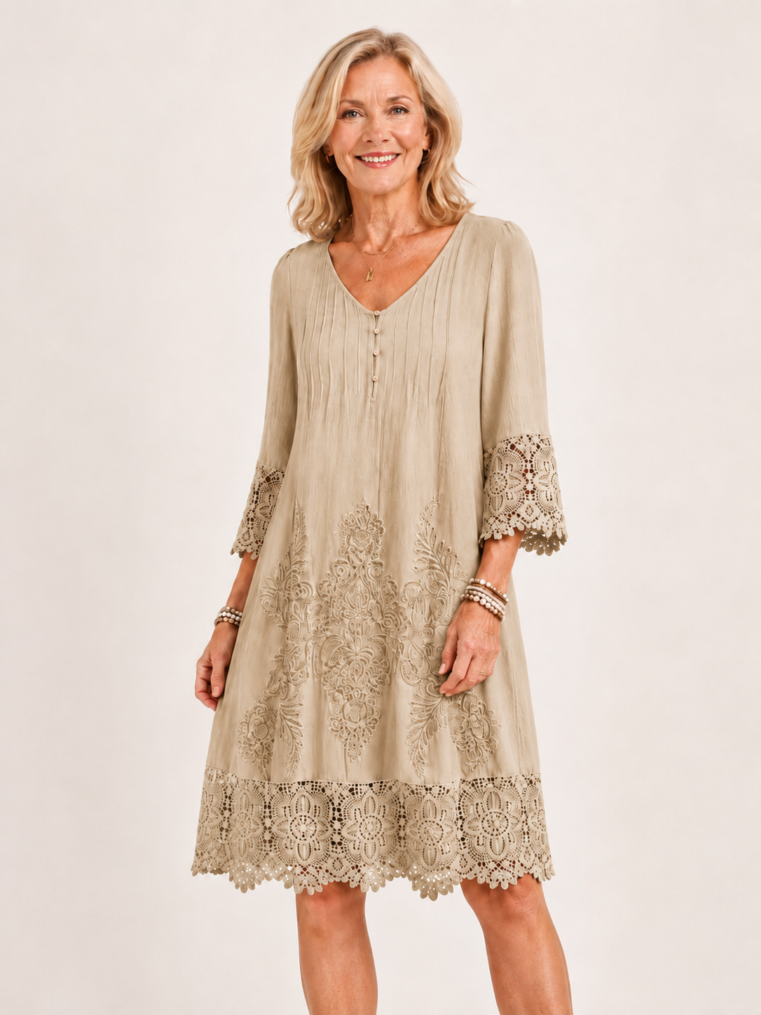 Robe Claire – Élégance Bohème en Dentelle