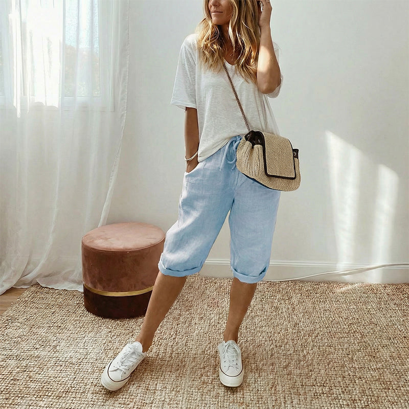 Pantalon Léonie – Élégance naturelle