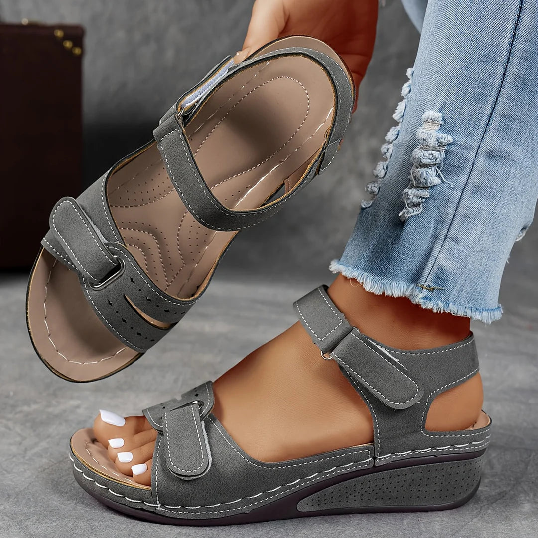 Sandales Clarisse – Confort Chic à Semelle Compensée
