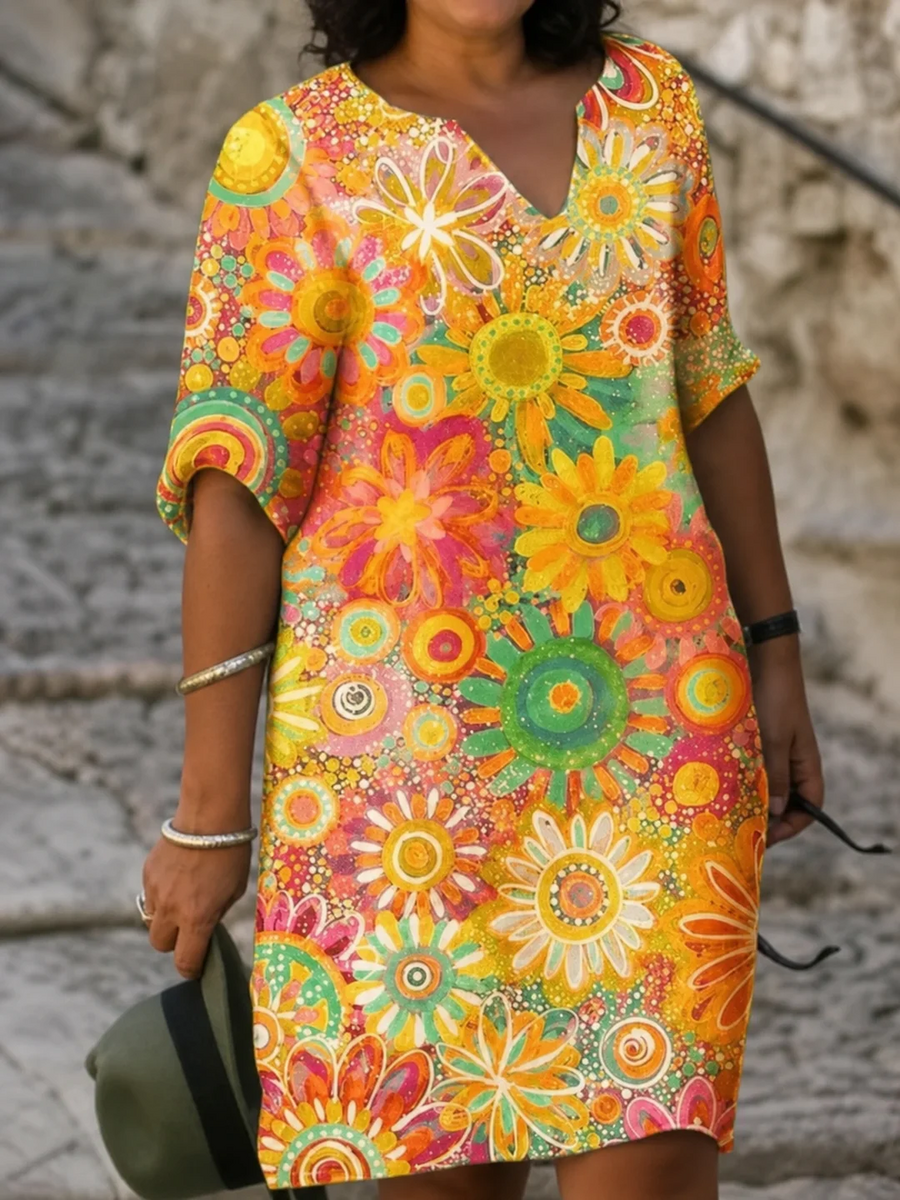 Robe Zélia – Éclat Floral