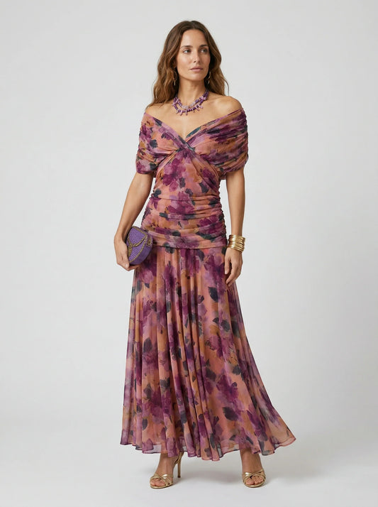 Robe Ondine – Décolleté Croisé