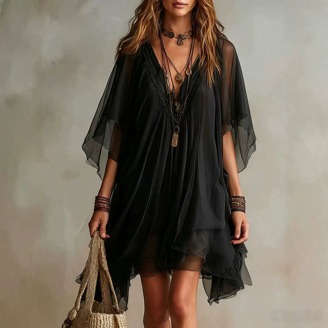 Vestido Althéa – Elegancia Bohemia Atemporal