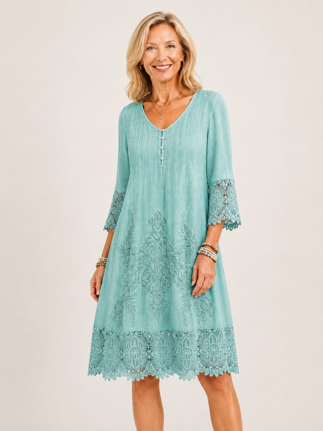 Robe Claire – Élégance Bohème en Dentelle