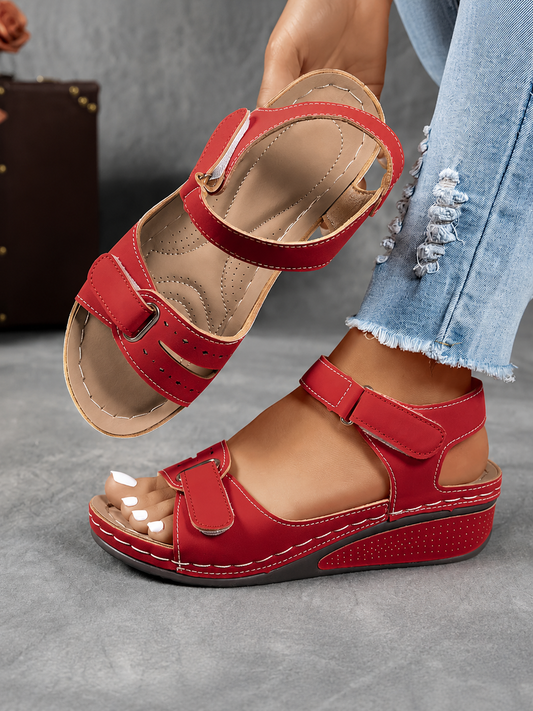 Sandales Clarisse – Confort Chic à Semelle Compensée