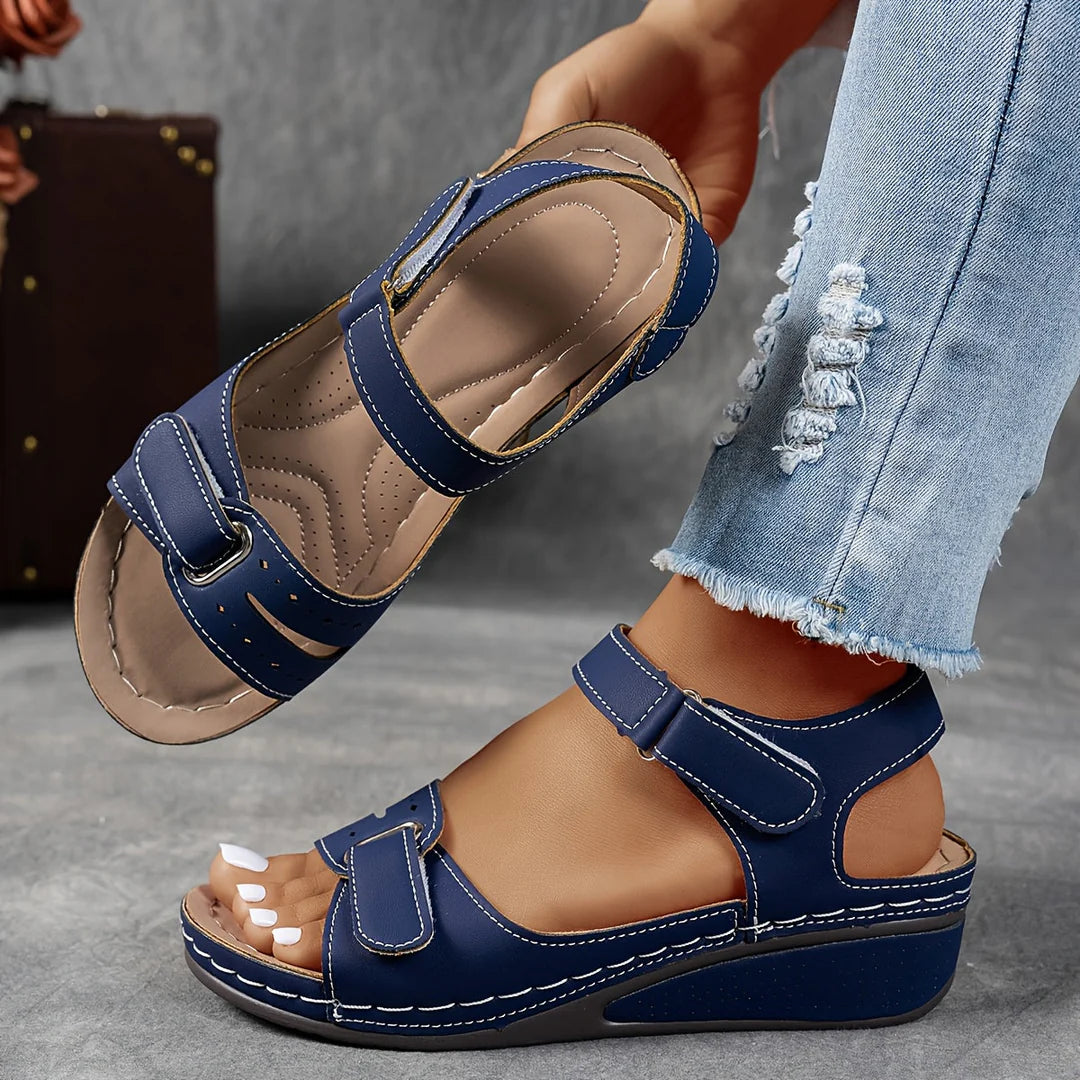 Sandales Clarisse – Confort Chic à Semelle Compensée