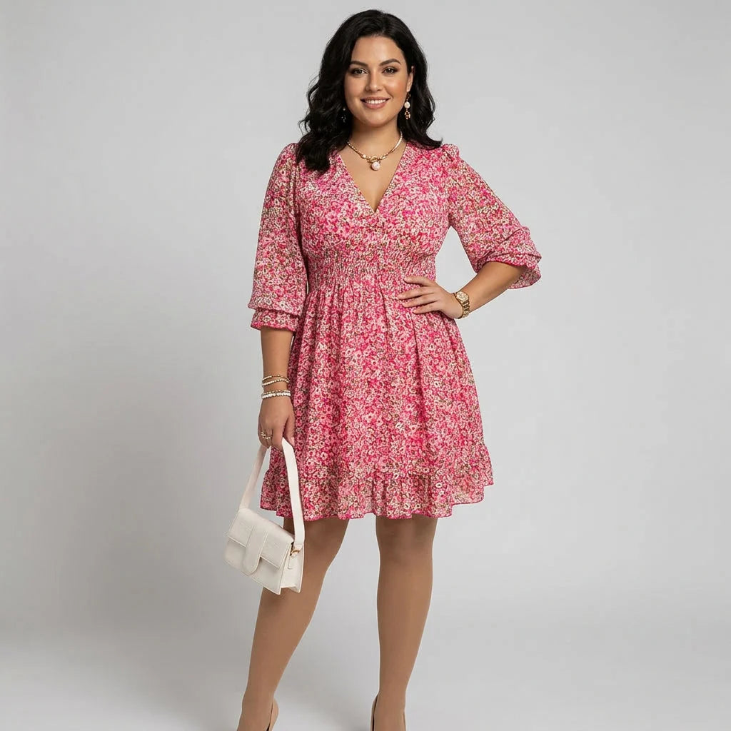 Robe Séliane – Charme Fleuri