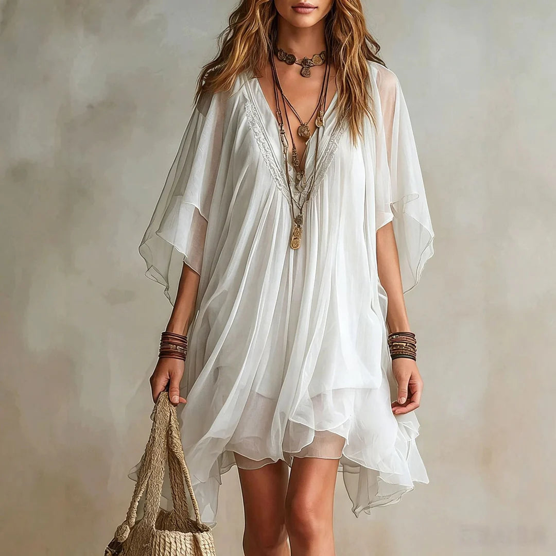 Vestido Althéa – Elegancia Bohemia Atemporal