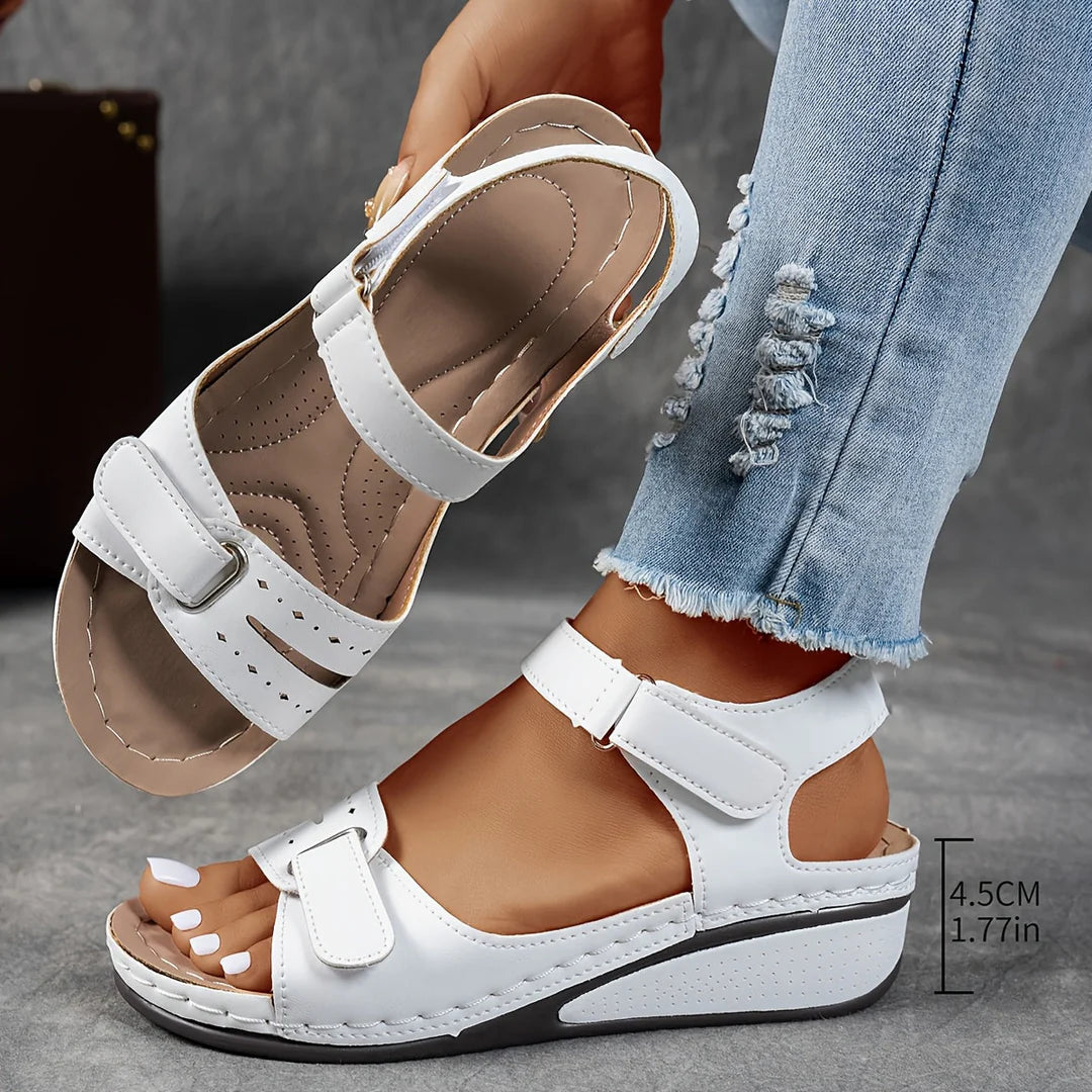 Sandales Clarisse – Confort Chic à Semelle Compensée