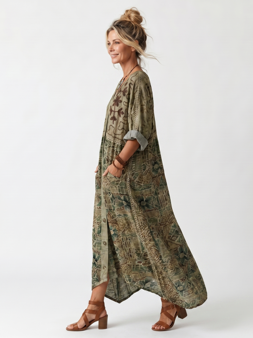 Robe Mireya – Élégance Bohème avec une Âme