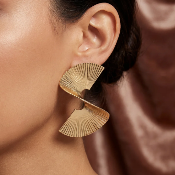 Boucles d’Oreilles Éventail Élise