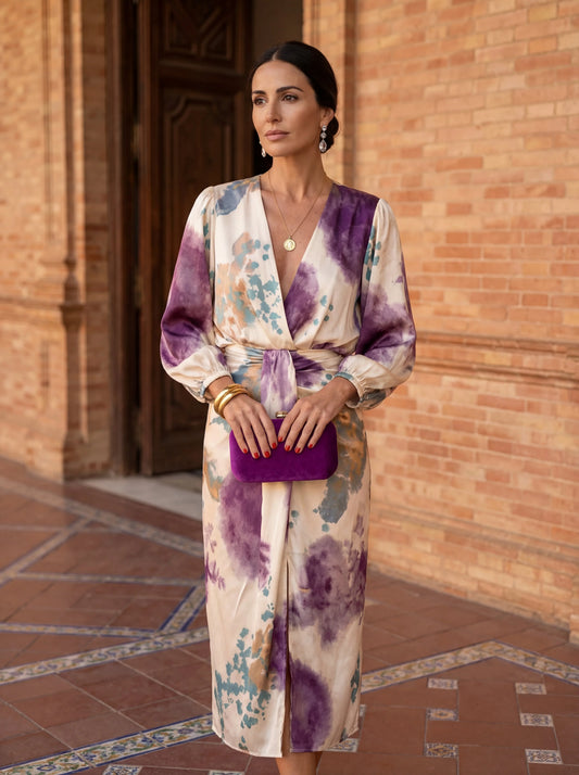 Robe Éléonore – Coupe Portefeuille