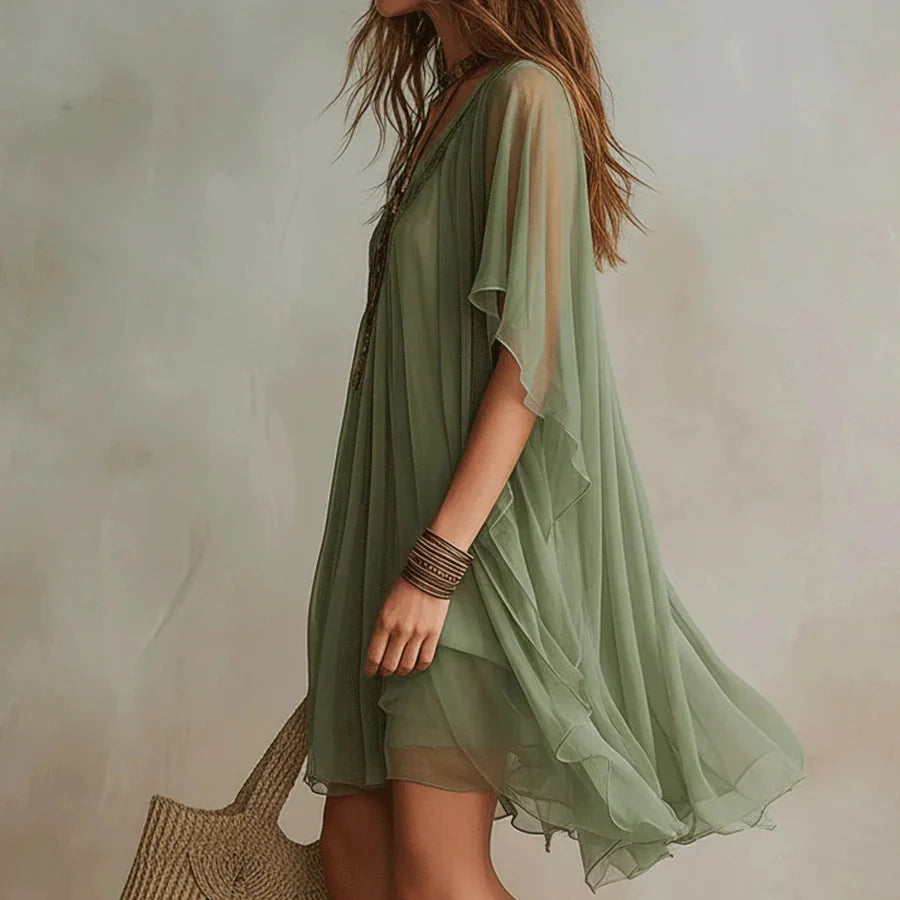 Vestido Althéa – Elegancia Bohemia Atemporal