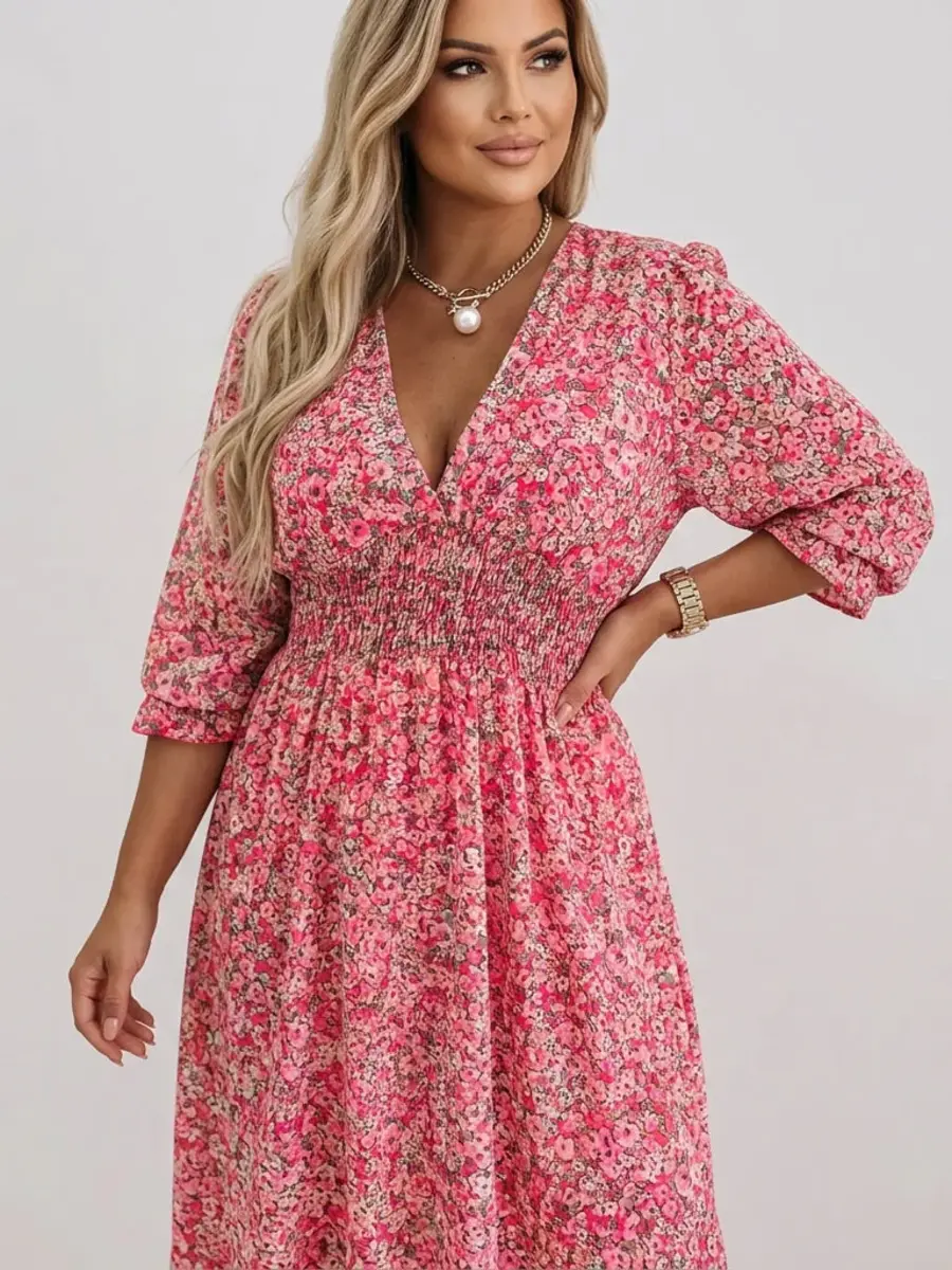Robe Séliane – Charme Fleuri