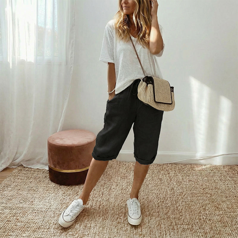 Pantalon Léonie – Élégance naturelle