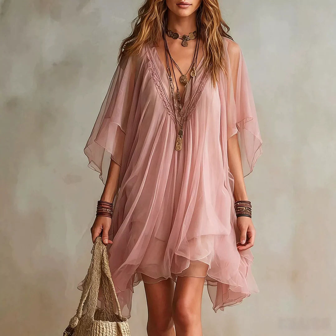 Vestido Althéa – Elegancia Bohemia Atemporal