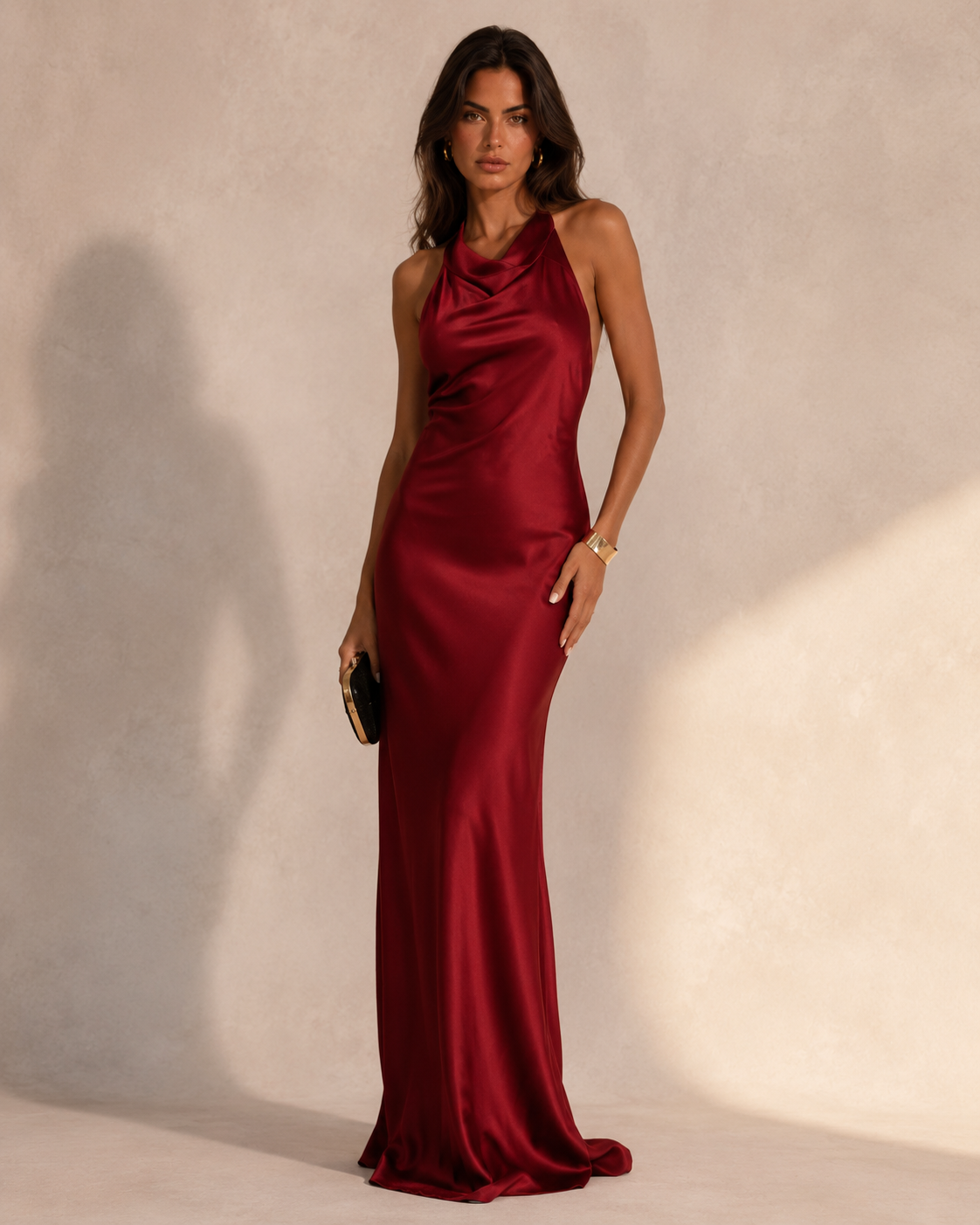 Robe Aurélie – Élégance satinée