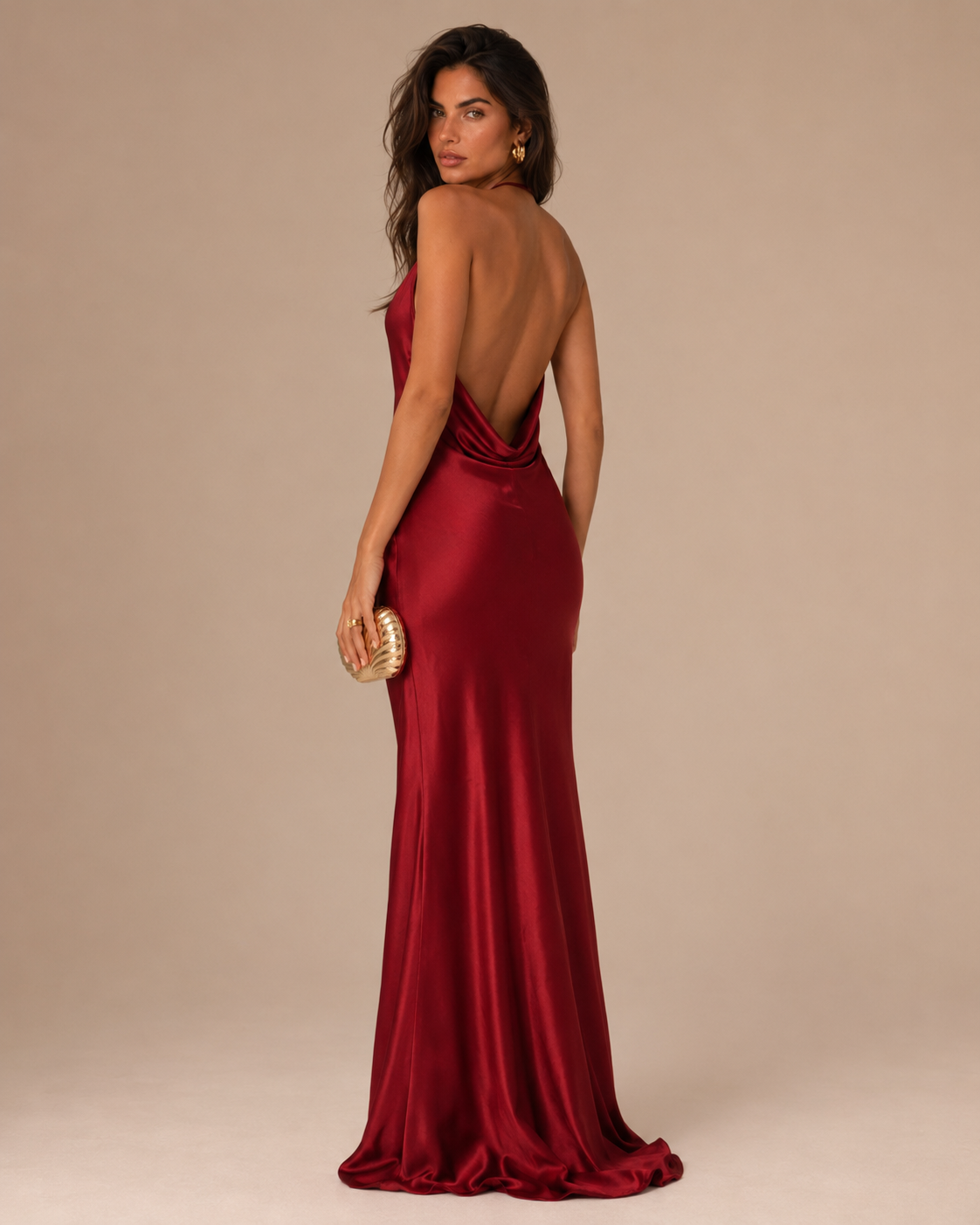 Robe Aurélie – Élégance satinée