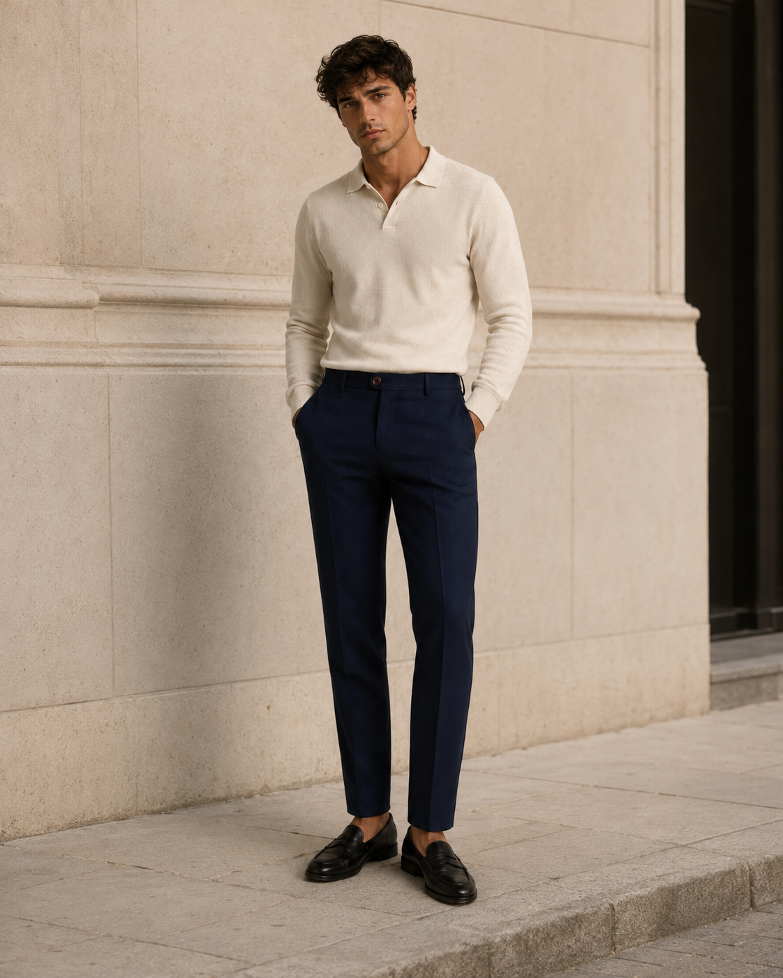 Pantalon Adrien – Bleu Nuit