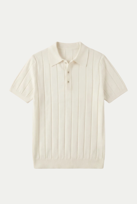 Polo Lucien – Maille Côtelée