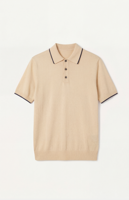 Polo Lucien – Beige Sable