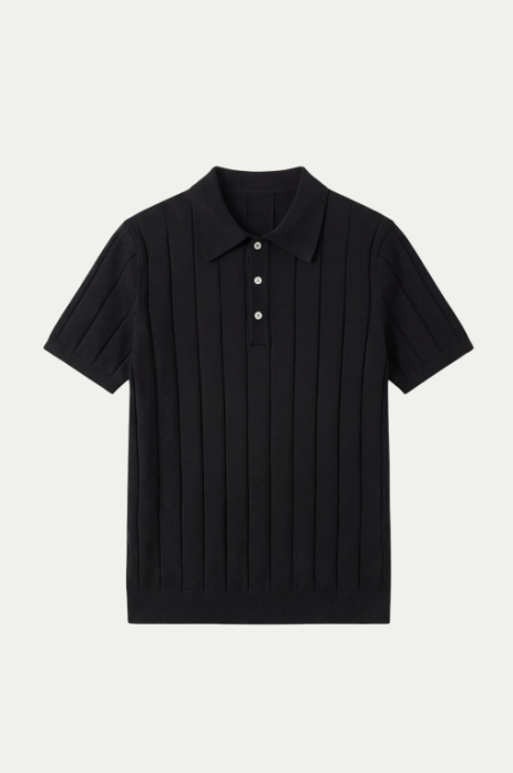 Polo Lucien – Maille Côtelée
