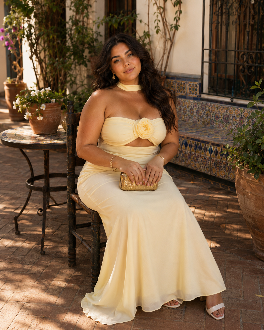 Robe Maëlys – Fleur de Soleil