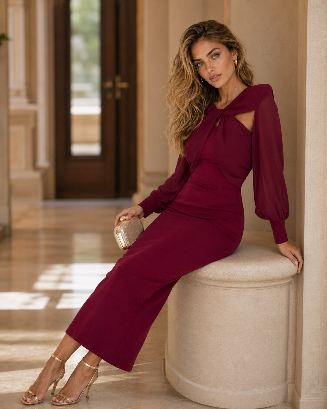 Robe Isaline – Élégance Nouée