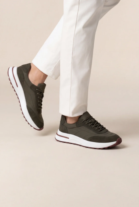 Baskets Laurent – Kaki Urbain